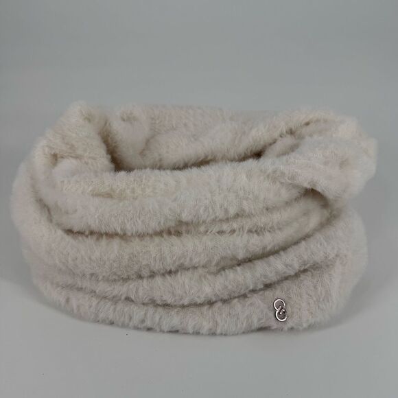 Calia by Carrie Underwood Fuzzy Knit Infinity Scarf in Cream | One Size - Picture 1 of 5